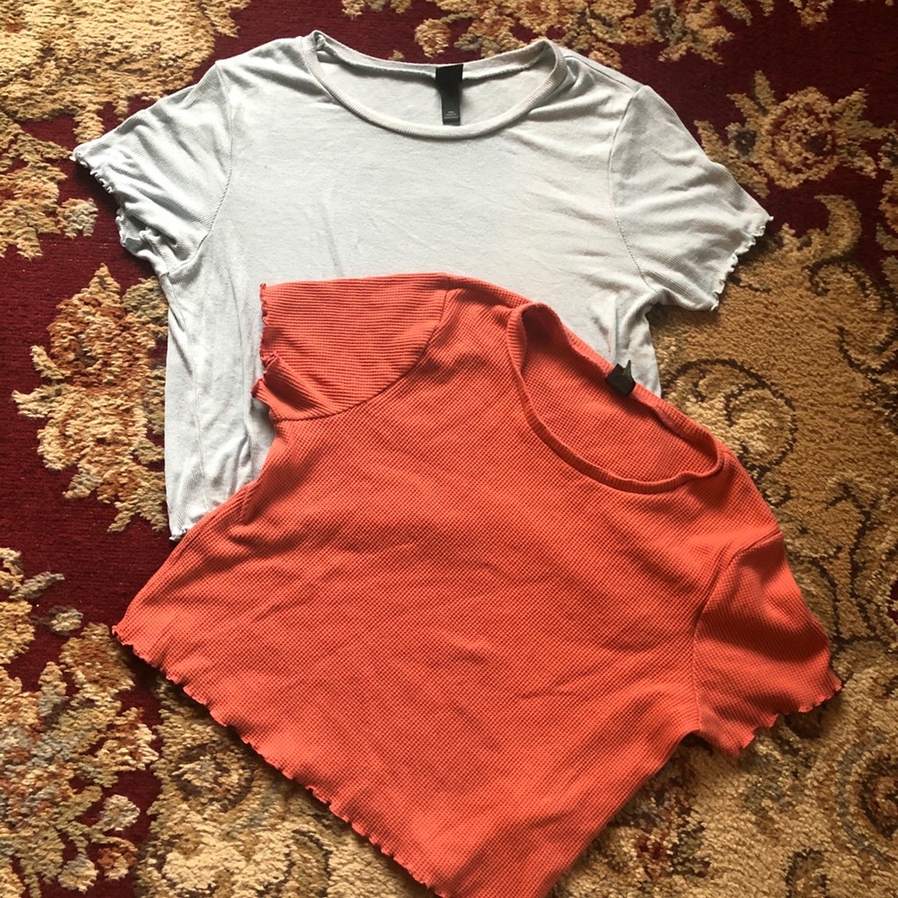 EUC Two Cropped Tops